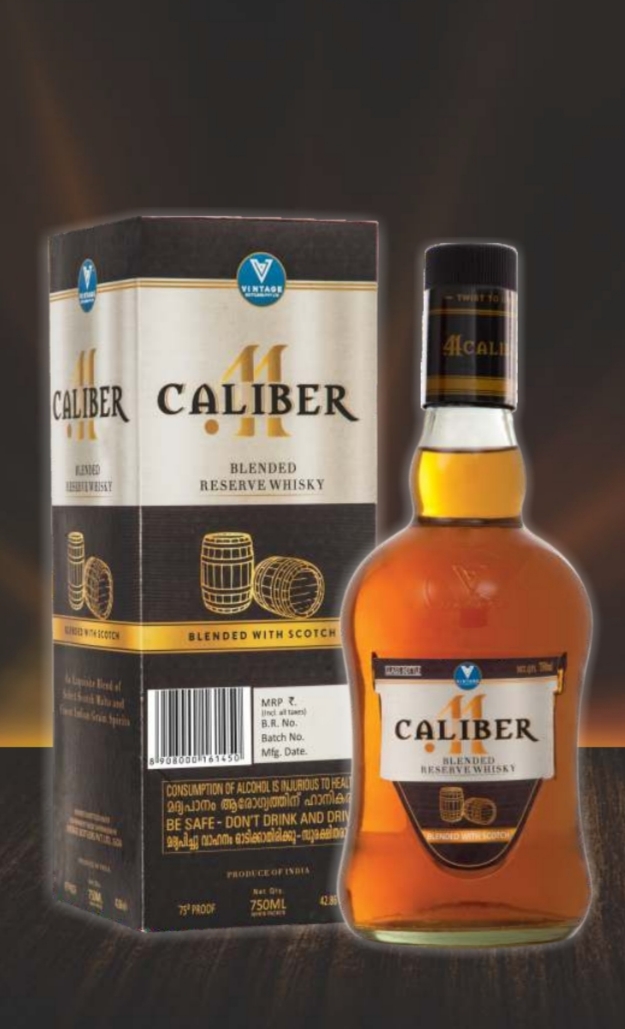 caliber whisky box